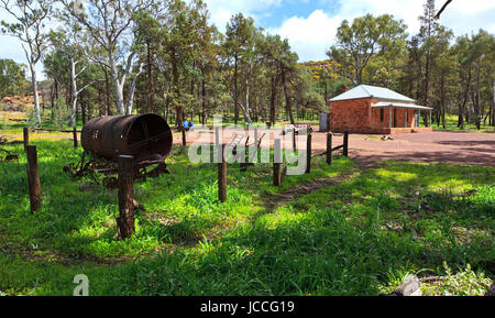 Foto auf einen viertägigen Urlaub im Oktober 2016 während Ihres Aufenthalts im Willow Springs Station, Jackaroos Cottage, Flinders Ranges, South Australia Stockfoto