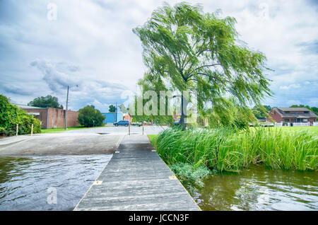 Plymouth Stadt North Carolina Straßenszenen Stockfoto