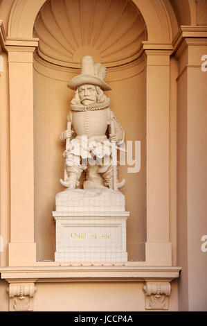 Schweriner Schloss, Landtag von Mecklenburg-Vorpommern, Im Detail Stockfoto