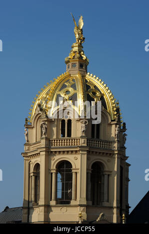 Schweriner Schloss, Landtag von Mecklenburg-Vorpommern, Im Detail Stockfoto