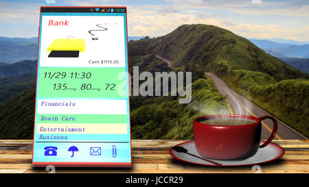 New Taipei City, Taiwan - 30. Juni 2014: Die Landschaft am Meer Berg Stadt in Jiufen, Taiwan Stockfoto