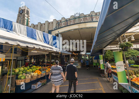 Atwater Market in Montreal, QC, Canada (Juni 2017 Stockfoto