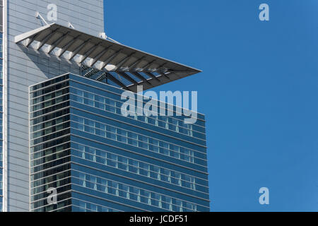 Wolkenkratzer Im Frankfurter Bankenviertel Stockfoto