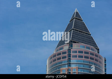 Wolkenkratzer Im Frankfurter Bankenviertel Stockfoto