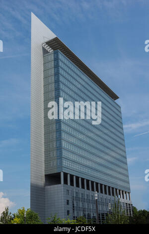 Wolkenkratzer Im Frankfurter Bankenviertel Stockfoto