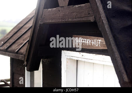 Alnmouth Fähre Hütte, Northumberland Stockfoto