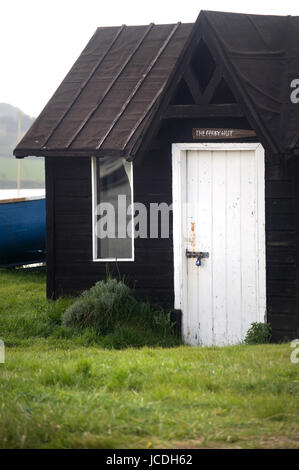 Alnmouth Fähre Hütte, Northumberland Stockfoto