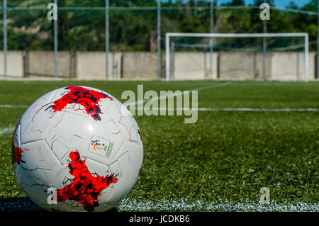 Lass uns Fußball spielen Stockfoto