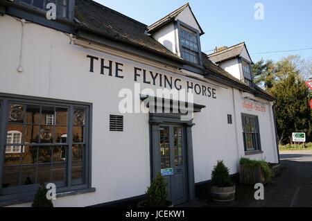 Das fliegende Pferd, Clophill, Bedfordshire Stockfoto