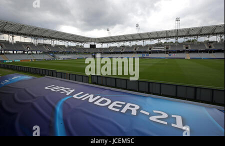 Einen Überblick über die Kolporter Arena in Kielce, Polen. Stockfoto