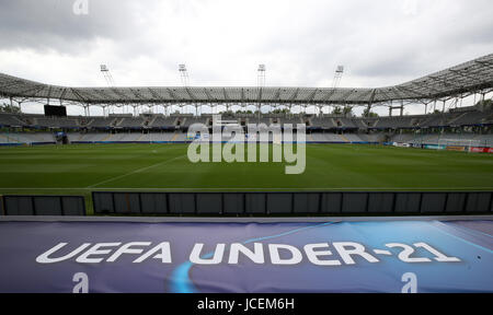 Einen Überblick über die Kolporter Arena in Kielce, Polen. Stockfoto