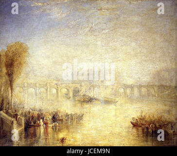 Joseph Mallord William Turner Blick auf die Pont-Neuf in Paris 1819 Louvre Museum Paris Stockfoto