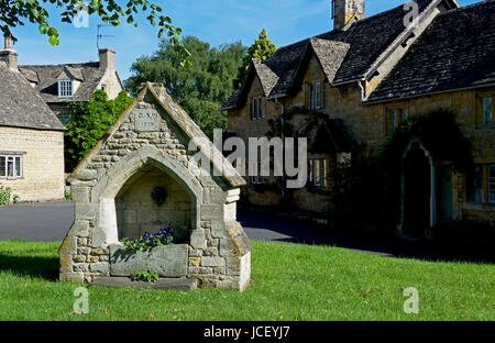 Das Dorf von Lower Slaughter, Gloucester, England UK Stockfoto