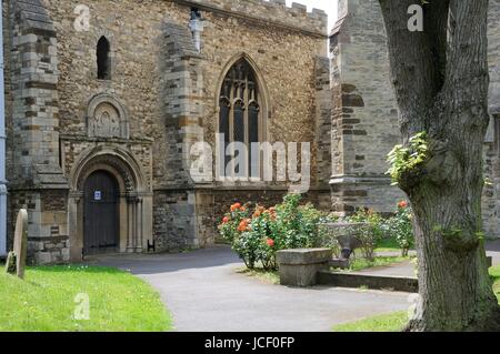 Die Abtei St. Marienkirche & St Helena, Elstow, Bedfordsh Stockfoto