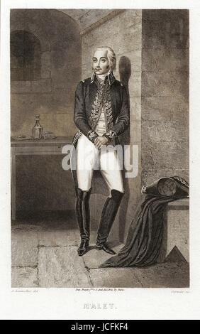 Général Claude François de Malet (1754-1812) er versuchte, Napoleon im Jahre 1812 zu stürzen; später wurde er hingerichtet. Stockfoto