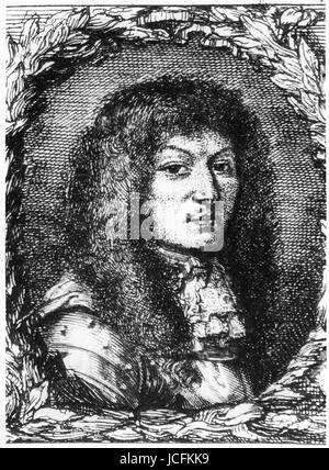 Louis XIV (1638-1715), König von Frankreich Gravur Stockfoto