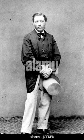 Porträt von Edgar Degas (1834-1917), französischer Maler, Bildhauer und Fotograf.  19. Jahrhundert-Foto