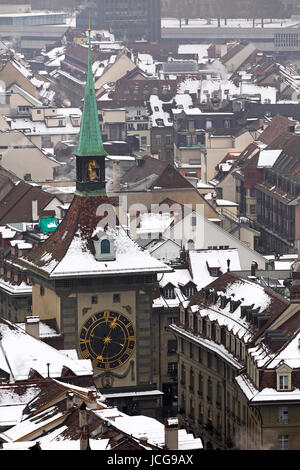 Uhrturm Zytglogge, Bern, Schweiz. Stockfoto