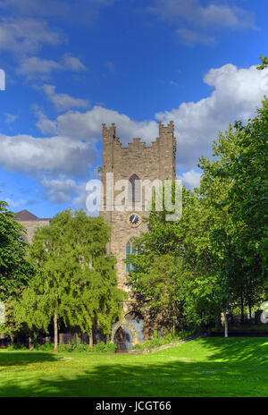 Dublin City Wall, St. Audoens Kirche in Dublin, Irland. Stockfoto