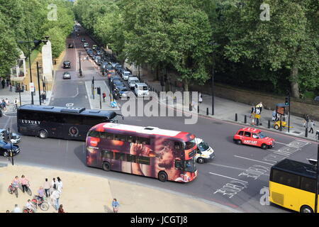 Wellington Arch und Hyde Park 2016 Stockfoto