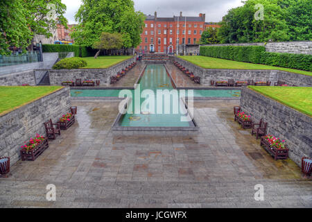 Dublin, Irland - 30. Mai 2017: Der Garten der Erinnerung The Garden of Remembrance ist ein Denkmal-Garten in Dublin gewidmet dem Andenken an "alle tho Stockfoto