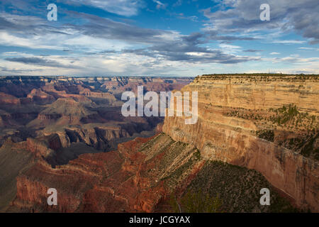 Grand Canyon gesehen von Mohave Point, South Rim, Arizona, Vereinigte Staaten Stockfoto