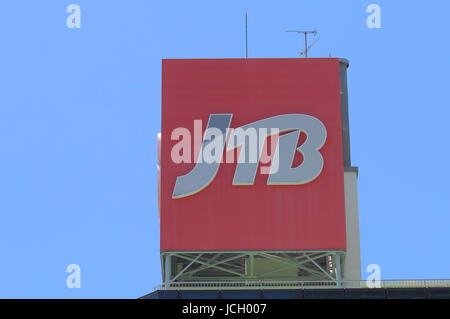 JTB Reisebüro. JTB ist das größte Reisebüro in Japan und einer der größten in der Welt mit Niederlassungen auf der ganzen Welt. Stockfoto