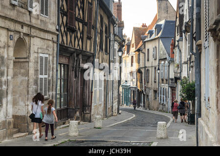 Cher (18), Frankreich, Bourges, la Rue Bourbonnoux / / Bourbonnoux Straße, Bourges, Cher, Frankreich Stockfoto