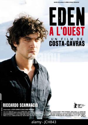 Eden ist West Jahr: 2009 Griechenland / Frankreich Regie: Costa Gavras Riccardo Scamarcio Filmplakat Stockfoto