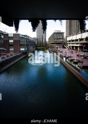 Panoramablick auf das Barbican, London Stockfoto