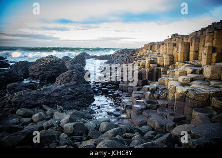 Giant es Causeway Stockfoto