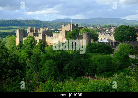 Ludlow Castle, Shropshire, England Stockfoto