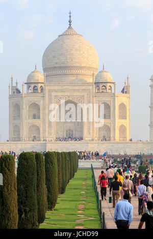 Taj Mahal, Uttar Pradesh, Indien Stockfoto