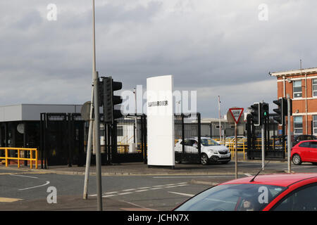 Bombardier Aerospace, Belfast Harbour Estate, Nordirland. Stockfoto