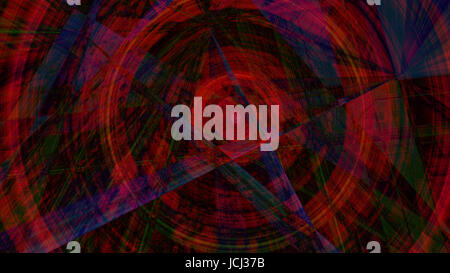 Abstrakte digitale Hintergrund bestehend aus psychedelische Kunst. 3D illustration Stockfoto