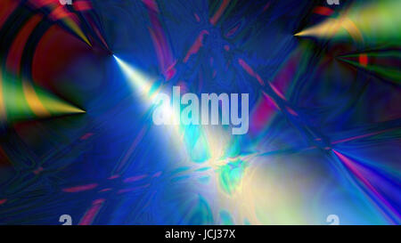 Abstrakte digitale Hintergrund bestehend aus psychedelische Kunst. 3D illustration Stockfoto