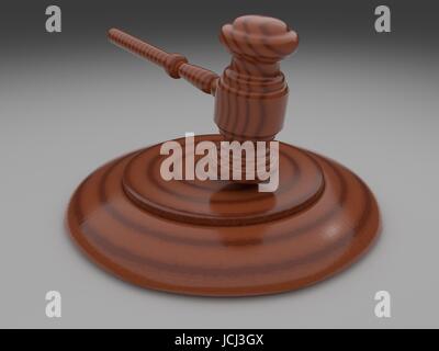 Bild von Richter Hummer auf grauem Hintergrund 3d render Stockfoto