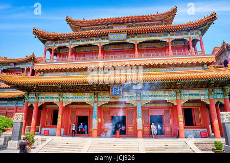 Yonghe Gong Lama buddhistische Tempel, Peking, China Stockfoto