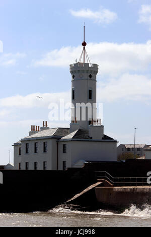 Arbroath Signal Tower Museum, ursprünglich eine Operationsbasis für Bell Rock lighthouse Stockfoto