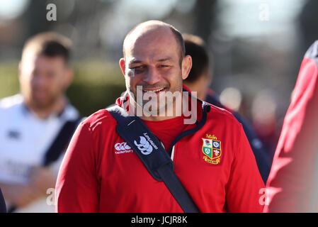 Britische und irische Löwen Rory am besten während der Kapitän Frauenlauf im International Stadium Rotorua. Stockfoto