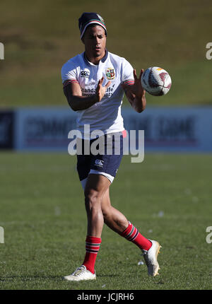 Britische und irische Löwen Anthony Watson während der Kapitän Frauenlauf im International Stadium Rotorua. Stockfoto