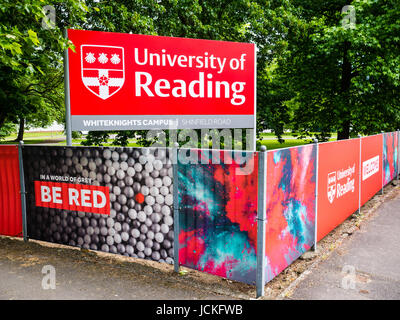 Universität Reading, Whiteknights Campus, Reading, Berkshire, England, UK, GB. Stockfoto