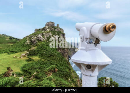 Tal der Felsen, Lynton, Exmoor, Devon, England, Vereinigtes Königreich Stockfoto