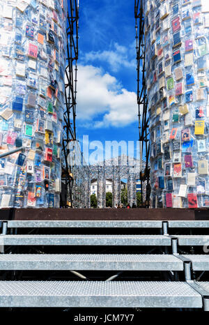 Parthenon der Bücher, Documenta 14 - Kunst-Tempel am Friedrichsplatz in Kassel, Deutschland Stockfoto