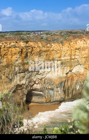 Loch Ard Gorge, Port Campbell auf der Great Ocean Road, South Australia, in der Nähe der zwölf Apostel. Stockfoto