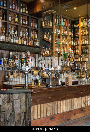 Der Ben Nevis Pub, Bier und Whisky Bar, Argyle Street, Finnieston, Glasgow, Schottland, UK Stockfoto