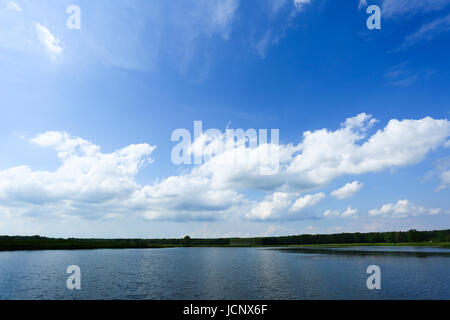 Grzegorzewice, Polen. 16. Juni 2017. Wetter bewölkt, Regen und Gewitter verwandelt. Bildnachweis: Madeleine Ratz/Alamy Live-Nachrichten Stockfoto