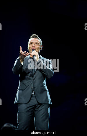 Mailand, Italien. 16. Juni 2017. Tiziano Ferro live im Stadio San Siro Credit: Roberto Finizio/Alamy Live News Stockfoto