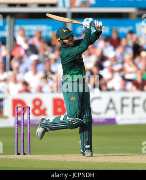 Die Nottinghamshire Brendan Taylor beim Royal London einen Tag Cup Semi Finale im County Cricket Ground, Chelmsford. Stockfoto