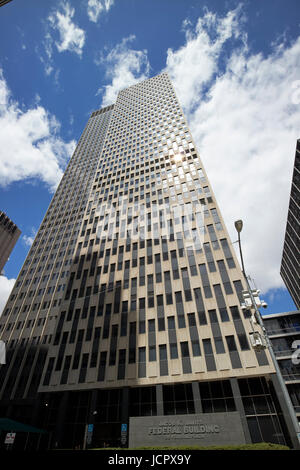 Jacob j Javits Bundesamt Gebäude beherbergt der FBI Feld Büro civic Center New York City USA Stockfoto